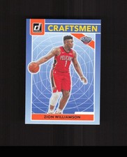 2020-21 Donruss #13 Zion Williamson Craftsmen Pelicans Basketball Card