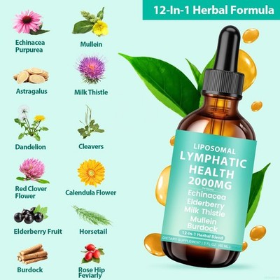 Liposomal Lymphatic Drops - Liver&immunity Health, Berry Flavor - 60ml