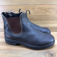 BLUNDSTONE Chelsea Boots Womens US 9 AU 6 Brown Leather Ankle Pull On FAIR