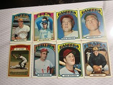 1972 Topps Baseball (20) Cards Random Base Set. Cards Are In Fair Condition