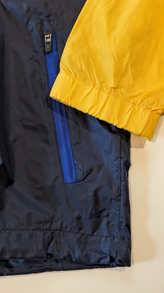 NBA 金州勇士队尼龙风衣夹克 M 码全新带标签 80 美元零售  — 第 4/4 张图片