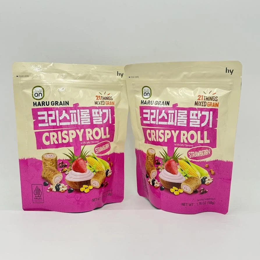 (2CT)HY Haru Grain Crispy Roll - Strawberry Flavor 1.76oz/(50g) image 1