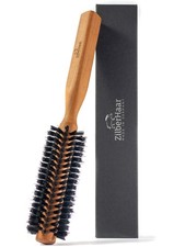 ZilberHaar - Styler Hair and Beard Round Brush - 1.3 Inch Stiff Boar Bristles...