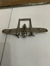 Vintage Twin Propeller Twin Boom Metal Toy Military Aircraft Lockheed P-38