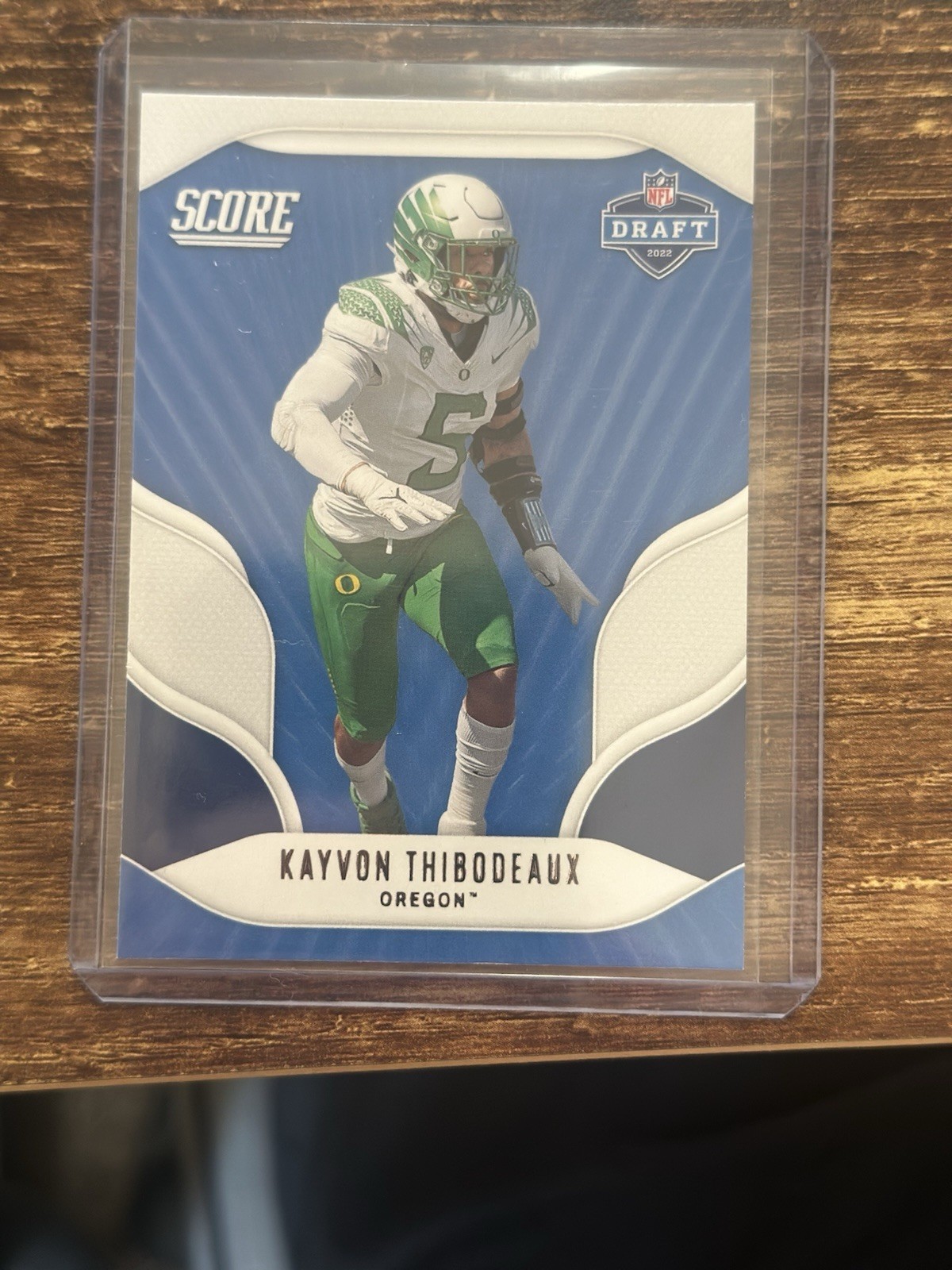 Panini 2022 Score Kayvon Thibodeaux NFL Draft #D7 Oregon Ducks Football Card