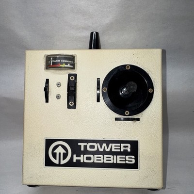 Vintage Tower Hobbies Single Stick RC Airplane Transmitter 72 MHZ As Is Kraft