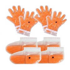 4 Pairs Paraffin Wax Gloves and Socks, Paraffin Wax for Hand and Feet, Paraff...