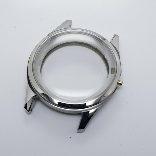 Mechanical Wrist Watch Case Stainless Steel Transparent Glass Back Watch PartsA1