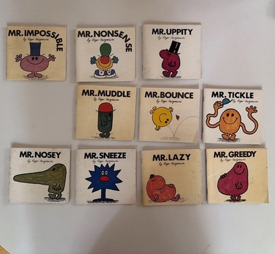 Vintage Little Miss Collectible Books Roger Hargreaves Lot Of Ten Paperbacks