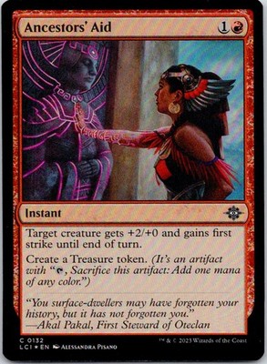 Ancestors' Aid Foil Common The Lost Caverns of Ixalan 132 NM MTG TCG