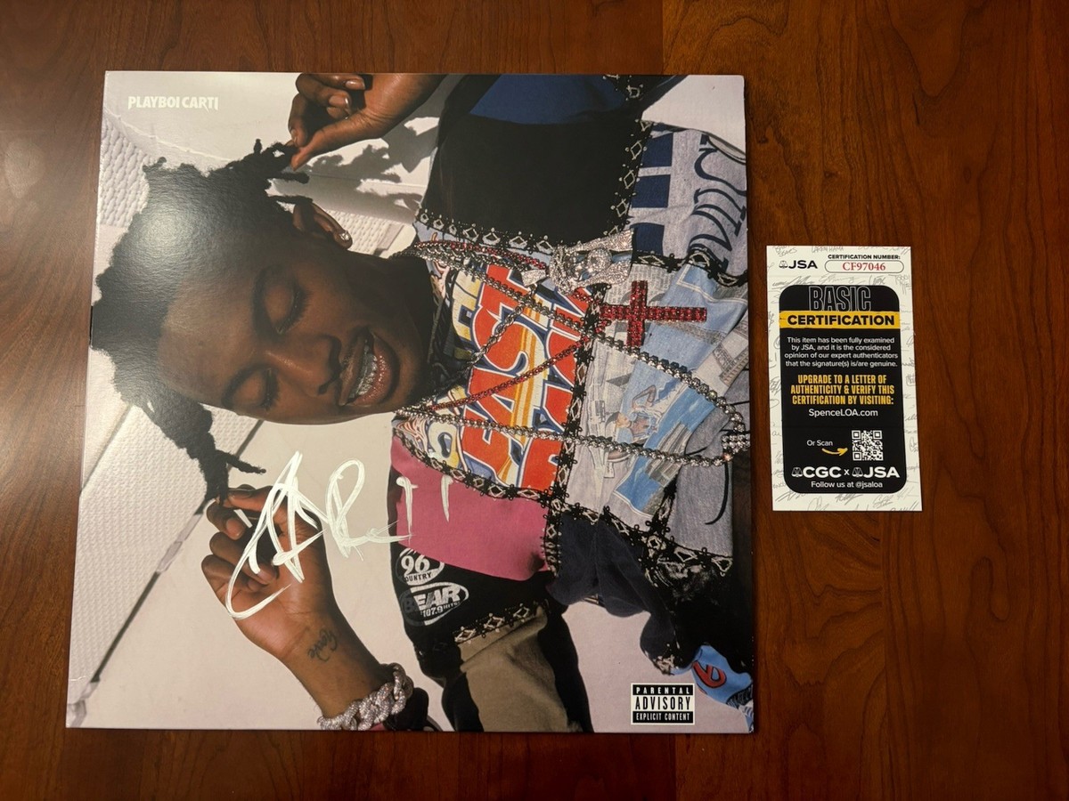 PLAYBOI CARTI SIGNED AUTOGRAPHED MIXTAPE ALBUM VINYL LP RARE