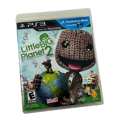 Sony LittleBigPlanet 2 PS3 One Size Multicolor Excellent Video Game Platformer