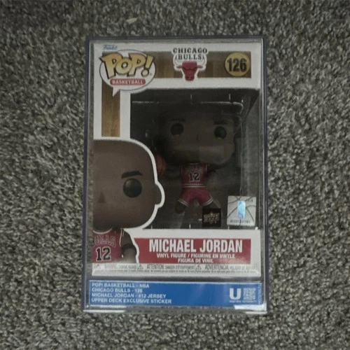 Funko Pop! Basketball Michael Jordan Upper Deck Exclusive Slabbed Case #126
