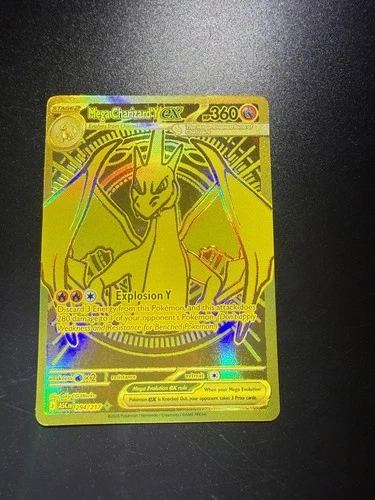 Pokémon TCG Mega Charizard Y ex GOLD 294/217 Ascended Heroes ME2.5 NM