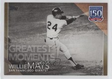2019 Update 150 Years of Professional Baseball Gold 32/50 Willie Mays HOF 0ii1