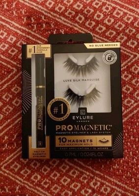 Eylure London Pro Magnetic Eyeliner & Lash System Luxe Silk Marquise Brandneu