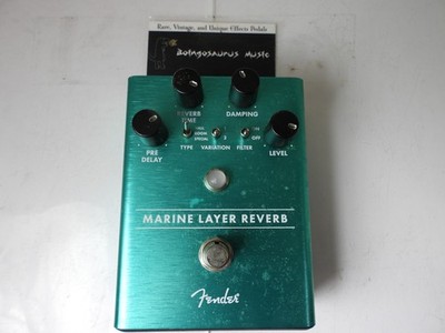 Fender Marine Layer Reverb Effects Pedal Free USA Shipping