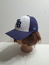 New Era Tampa Bay Rays Youth Adjustable Baseball Cap Blue White