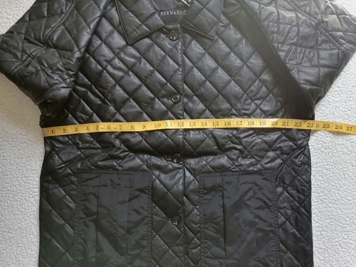 Bernardo Women's Jacket Quilted Faux Leather Shacket In Black, Size M - Picture 4 of 13