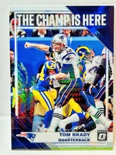 Tom Brady 2019 Donruss Optic #CH-1 The Champ Is Here Insert Holo Prizm Patriots