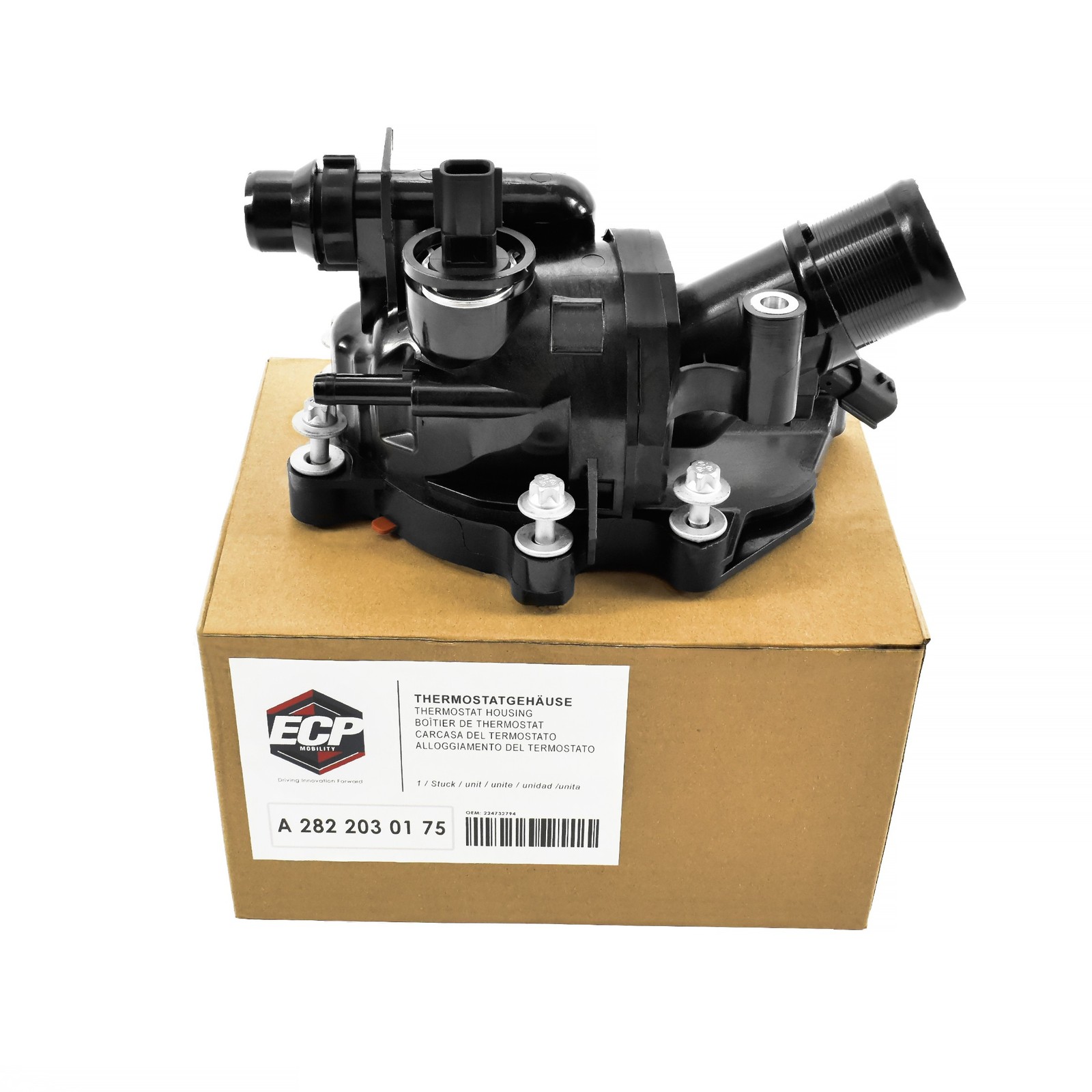 Boîtier thermostat Premium A2822030175 pour Mercedes CLA W118