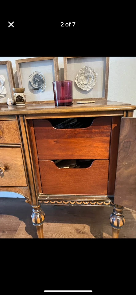 Impresionante aparador buffet jacobino antiguo auténtico casi perfecto estado Foto 2 de 4