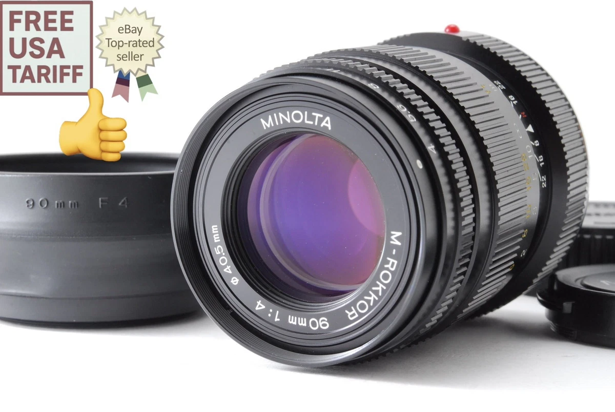 レンズ(単焦点) MINOLTA M-ROKKOR 90mm F4 Minolta 90mm Focal Camera Lenses for sale | eBay