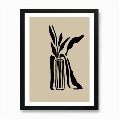 Abstrakte Zeichnung 3 Kunstdruck gerahmt Wandbild Poster Leinwanddruck Bild