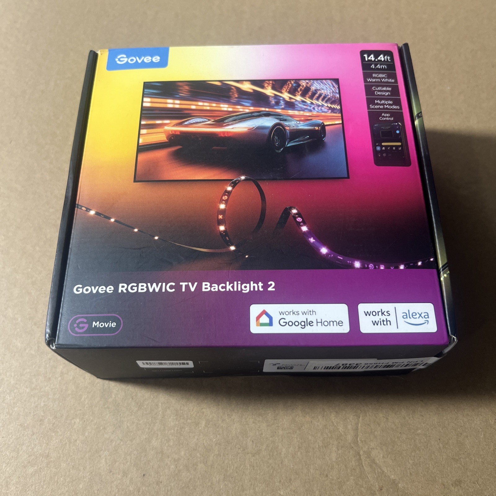 Govee TV Backlight 2 14.4 Ft RGBWIC