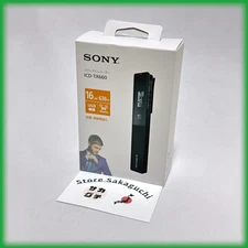 Sony ICD-TX660 Digital Voice Recorder 16GB Built-in Memory Black Slim Design