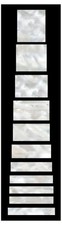 Fretboard Markers Inlay Stickers Decals for Guitars Bass LP SG Blocks White