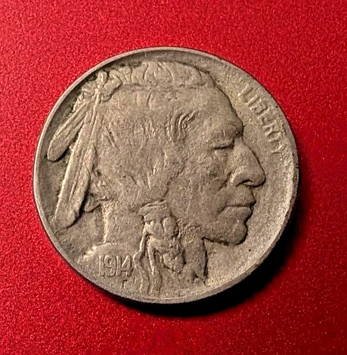 1914 P BUFFALO NICKLE - VERY GOOD CONDITION.