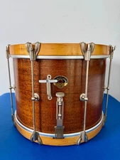 Vintage Beautiful Leedy & Ludwig Marching Parade Snare Drum 10 x 14 + Bag, Sling