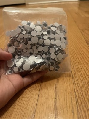 Googly Eyes Wiggles and Sticks New In Package  Different Sizes