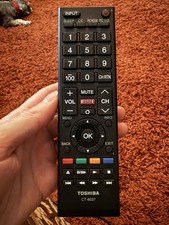 CT-8037 Replaced Remote for Toshiba TV 40L3400U 58L5400 65L5400 50L3400 65L5400U