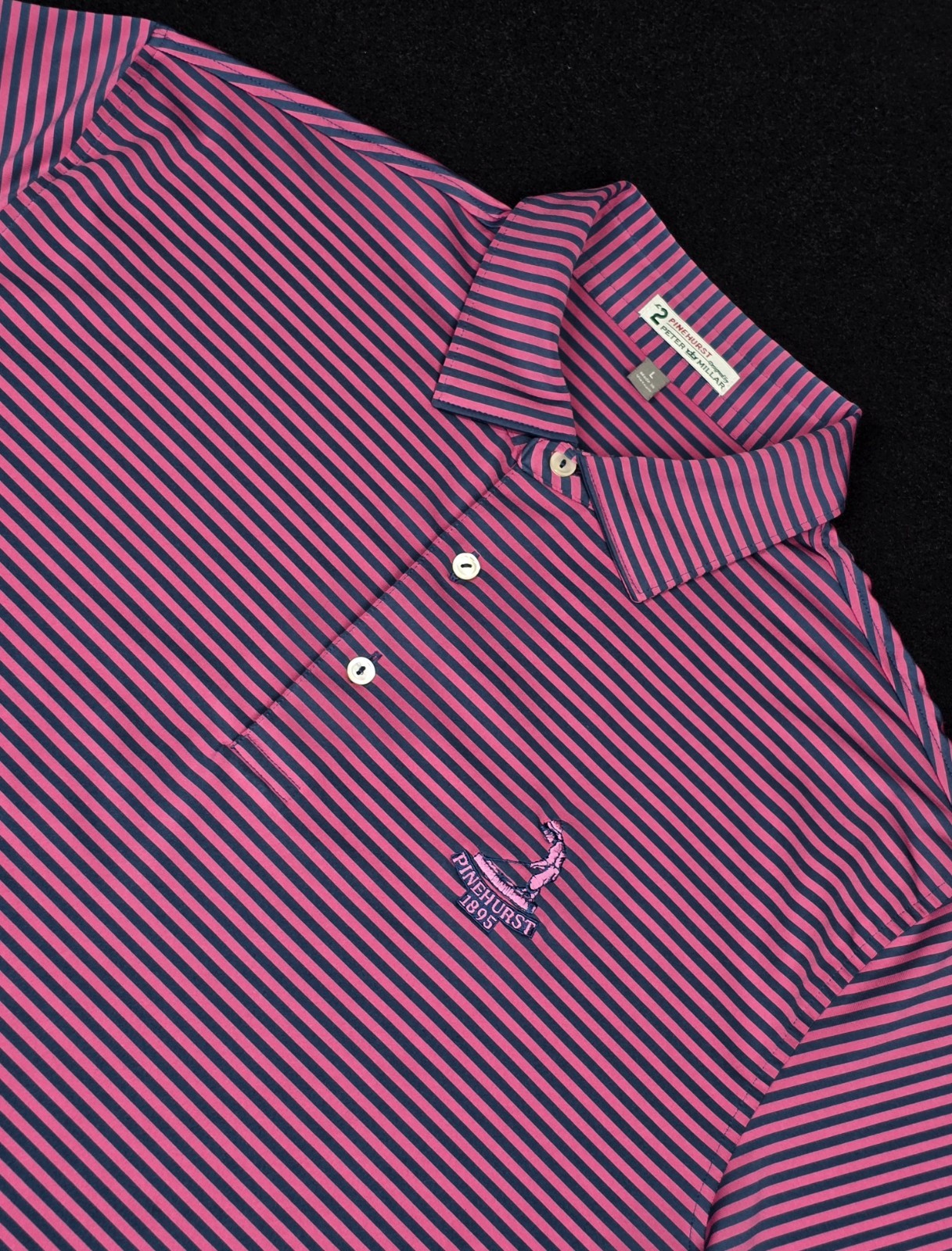 Pinehurst Designed By Peter Millar Golf Polo Mens… - image 1