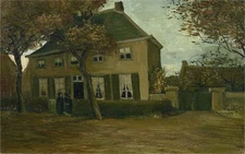 Hand-painted Oil Painting Vincent van Gogh The Parsonage at Nuenen 