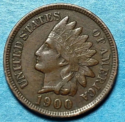 1900 Indian Head Cent / Extremely Fine XF / Low Shipping / Coin #I005