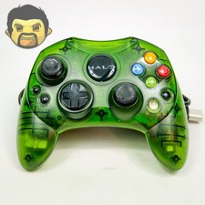 Microsoft Xbox Original Controller Green S Type Halo Limited Edition Tested