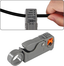 Coax Cable Crimper Tool Kit Coaxial Compression Tool Coaxial Cable Stripper w...