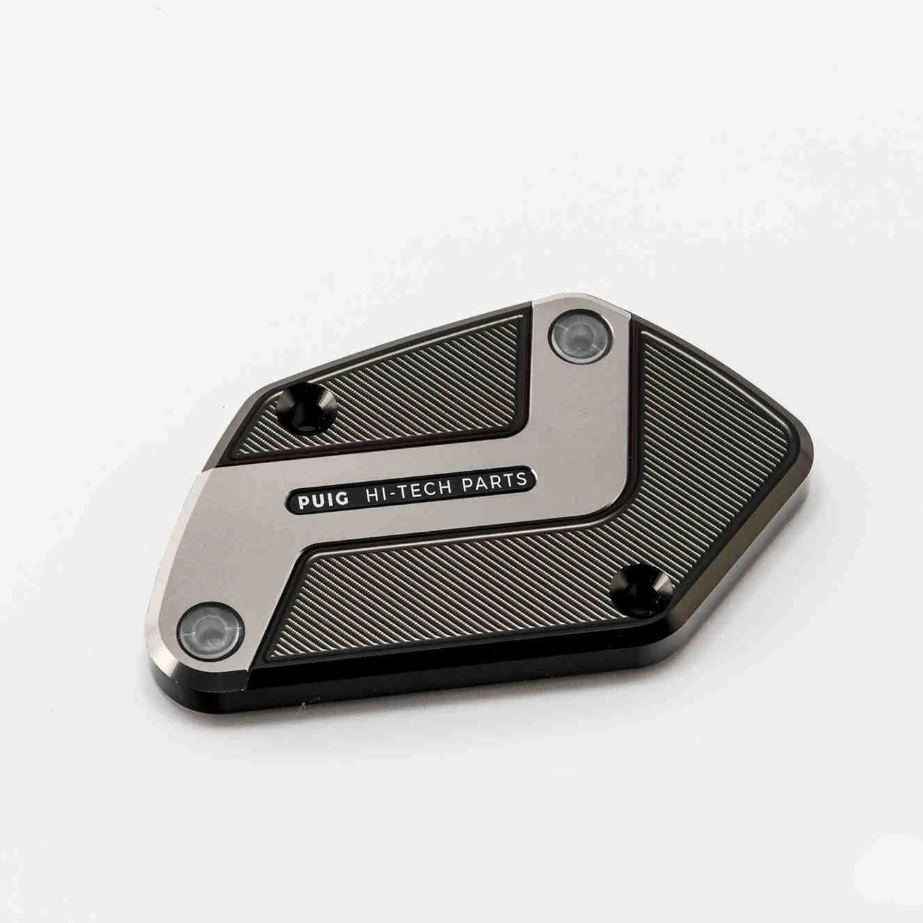Puig Rear Brake Fluid Reservoir Cover | Silver | Fits Various BMW Models