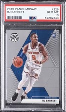 2019 PANINI MOSAIC #229 RJ BARRETT PSA 10