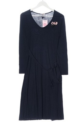 ORSAY Strickkleid Damen Kleid Gr. DE 38 dunkelblau Casual-Look