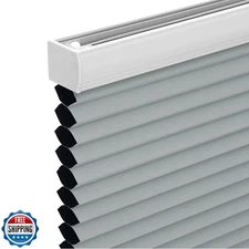Changshade Cordless Cellular Shades, Blackout Honeycomb Shades for Windows, P