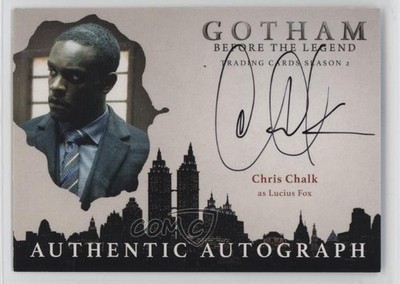 2017 Gotham: Before the Legend Season 2 Chris Chalk as Lucius Fox #CC Auto u0u