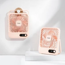 Portable Personal Air Circulator Fan – Foldable & Adjustable, Ultra-Quiet wit...