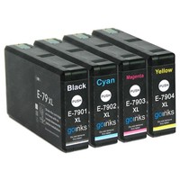 4 Tintenpatronen (Set) Ersetzen Epson T7905 (79XL) Non-Oem / Kompatibel