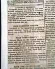 ORIGINAL SOUTHERN CONFEDERATE Origin of Civil War 1864 Charleston SC Newspaper