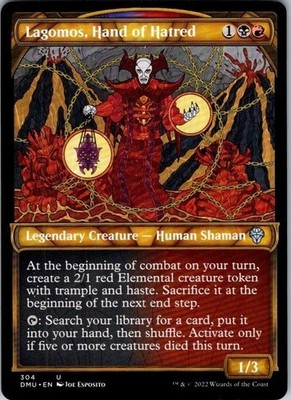 Lagomos, Hand of Hatred (Showcase) 304 Dominaria United Magic: The Gathering LP