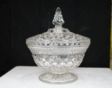 Anchor Hocking Wexford covered glass dish candy dish holidays are coming soon